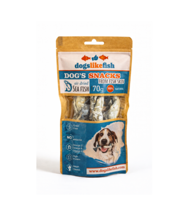 Dogs and Cats like Fish Mencas ādas bizes 70g