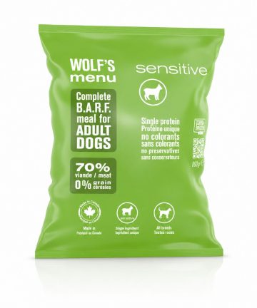 Wolf's menu Sensitive 800g